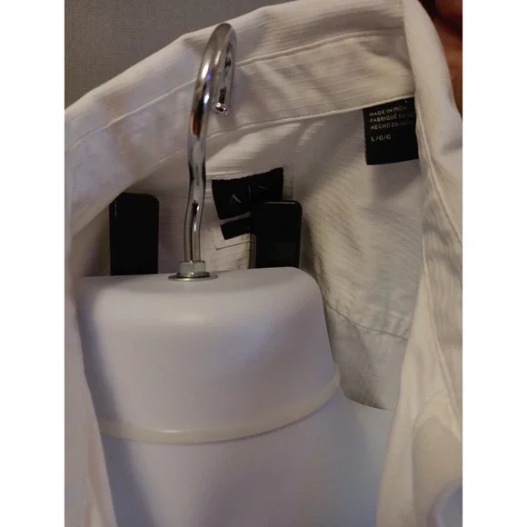Mens Armani Exchange White Button Down Dress Shirt large - Picture 6 of 6
